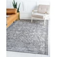 thumbnail image 1 of Rugs.com Oregon Collection Rug – 7' x 10' Gray Low-Pile Rug Perfect For Living Rooms, Large Dining Rooms, Open Floorplans, 1 of 9