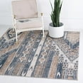 thumbnail image 1 of Rugs.com Oregon Collection Rug – 8 Ft Square Navy Blue Low-Pile Rug Perfect For Living Rooms, Kitchens, Entryways, 1 of 9