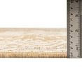 thumbnail image 1 of Rugs.com Outdoor Aztec Collection Rug – 3 Ft Round Natural Flatweave Rug Perfect For Kitchens, Dining Rooms, 1 of 6