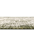 thumbnail image 1 of Rugs.com Outdoor Aztec Collection Rug – 4 Ft Round Green Flatweave Rug Perfect For Kitchens, Dining Rooms, 1 of 6