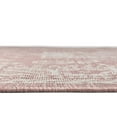 thumbnail image 1 of Rugs.com Outdoor Aztec Collection Rug – 4 Ft Round Pink Flatweave Rug Perfect For Kitchens, Dining Rooms, 1 of 6