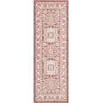 thumbnail image 1 of Rugs.com Outdoor Aztec Collection Rug – 6 Ft Runner Rust Red Flatweave Rug Perfect For Hallways, Entryways, 1 of 1
