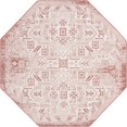 thumbnail image 1 of Rugs.com Outdoor Aztec Collection Rug – 8 Ft Octagon Rust Red Flatweave Rug Perfect For Living Rooms, Kitchens, Entryways, 1 of 1