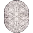 thumbnail image 1 of Rugs.com Outdoor Aztec Collection Rug – 8' x 10' Oval Charcoal Gray Flatweave Rug Perfect For Living Rooms, Large Dining Rooms, Open Floorplans, 1 of 1