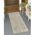 thumbnail image 1 of Rugs.com Outdoor Bohemian Collection Rug – 4 Ft Runner Gray Flatweave Rug Perfect For Hallways, Entryways, 1 of 9