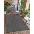 thumbnail image 1 of Rugs.com Outdoor Solid Collection Rug – 5' x 8' Black Flatweave Rug Perfect For Bedrooms, Dining Rooms, Living Rooms, 1 of 4