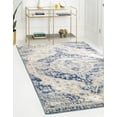 thumbnail image 1 of Rugs.com Oxfordshire Collection Rug – 8' x 10' Blue Medium Rug Perfect For Living Rooms, Large Dining Rooms, Open Floorplans, 1 of 9