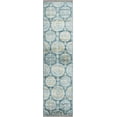 thumbnail image 1 of Rugs.com Paragon Collection Rug – 10 Ft Runner Gray Blue Medium-Pile Rug Perfect For Hallways, Entryways, 1 of 1
