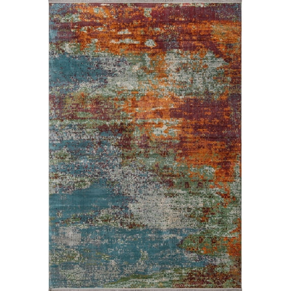 Rugs.com Paragon Collection Rug – 10' x 14' Multi Medium-Pile Rug Perfect For Living Rooms, Large Dining Rooms, Open Floorplans