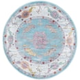 thumbnail image 1 of Rugs.com Paragon Collection Rug – 3 Ft Round Aqua Medium-Pile Rug Perfect For Kitchens, Dining Rooms, 1 of 1