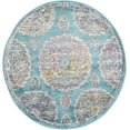 thumbnail image 1 of Rugs.com Paragon Collection Rug – 3 Ft Round Blue Medium-Pile Rug Perfect For Kitchens, Dining Rooms, 1 of 1