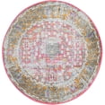thumbnail image 1 of Rugs.com Paragon Collection Rug – 3 Ft Round Pink Medium-Pile Rug Perfect For Kitchens, Dining Rooms, 1 of 1