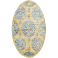 thumbnail image 1 of Rugs.com Paragon Collection Rug – 3' x 5' Oval Yellow Medium-Pile Rug Perfect For Living Rooms, Large Dining Rooms, Open Floorplans, 1 of 1