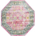 thumbnail image 1 of Rugs.com Paragon Collection Rug – 4 Ft Octagon Pink Medium-Pile Rug Perfect For Living Rooms, Kitchens, Entryways, 1 of 1