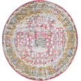 thumbnail image 1 of Rugs.com Paragon Collection Rug – 5 Ft Round Pink Medium-Pile Rug Perfect For Kitchens, Dining Rooms, 1 of 1