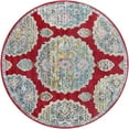 thumbnail image 1 of Rugs.com Paragon Collection Rug – 5 Ft Round Red Medium-Pile Rug Perfect For Kitchens, Dining Rooms, 1 of 1