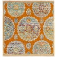 thumbnail image 1 of Rugs.com Paragon Collection Rug – 5 Ft Square Orange Medium-Pile Rug Perfect For Living Rooms, Kitchens, Entryways, 1 of 1