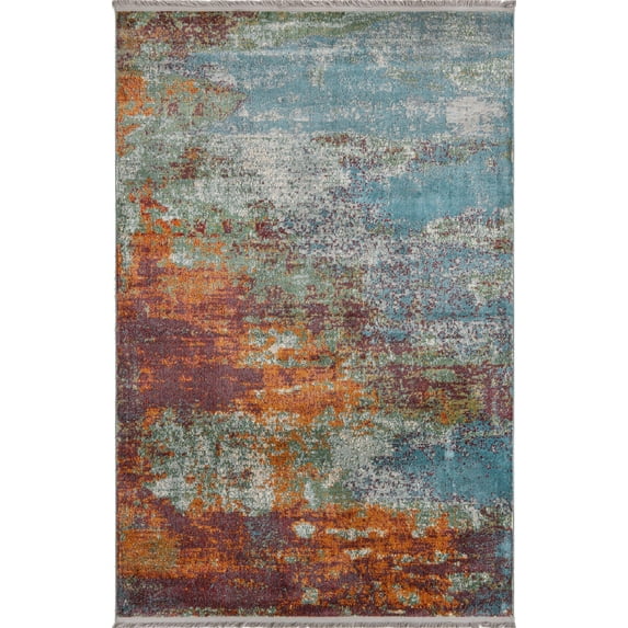 Rugs.com Paragon Collection Rug – 5' x 8' Multi Medium-Pile Rug Perfect For Bedrooms, Dining Rooms, Living Rooms