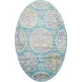 thumbnail image 1 of Rugs.com Paragon Collection Rug – 5' x 8' Oval Blue Medium-Pile Rug Perfect For Living Rooms, Large Dining Rooms, Open Floorplans, 1 of 1