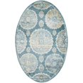 thumbnail image 1 of Rugs.com Paragon Collection Rug – 5' x 8' Oval Gray Blue Medium-Pile Rug Perfect For Living Rooms, Large Dining Rooms, Open Floorplans, 1 of 1