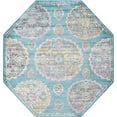 thumbnail image 1 of Rugs.com Paragon Collection Rug – 6 Ft Octagon Blue Medium-Pile Rug Perfect For Living Rooms, Kitchens, Entryways, 1 of 1