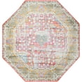 thumbnail image 1 of Rugs.com Paragon Collection Rug – 6 Ft Octagon Pink Medium-Pile Rug Perfect For Living Rooms, Kitchens, Entryways, 1 of 1