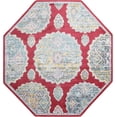 thumbnail image 1 of Rugs.com Paragon Collection Rug – 6 Ft Octagon Red Medium-Pile Rug Perfect For Living Rooms, Kitchens, Entryways, 1 of 1