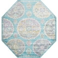 thumbnail image 1 of Rugs.com Paragon Collection Rug – 8 Ft Octagon Blue Medium-Pile Rug Perfect For Living Rooms, Kitchens, Entryways, 1 of 1