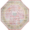 thumbnail image 1 of Rugs.com Paragon Collection Rug – 8 Ft Octagon Pink Medium-Pile Rug Perfect For Living Rooms, Kitchens, Entryways, 1 of 1
