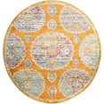 thumbnail image 1 of Rugs.com Paragon Collection Rug – 8 Ft Round Orange Medium-Pile Rug Perfect For Kitchens, Dining Rooms, 1 of 1