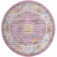 thumbnail image 1 of Rugs.com Paragon Collection Rug – 8 Ft Round Pink Medium-Pile Rug Perfect For Kitchens, Dining Rooms, 1 of 1