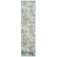 thumbnail image 1 of Rugs.com Paragon Collection Rug – 8 Ft Runner Aqua Medium-Pile Rug Perfect For Hallways, Entryways, 1 of 1
