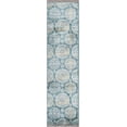 thumbnail image 1 of Rugs.com Paragon Collection Rug – 8 Ft Runner Gray Blue Medium-Pile Rug Perfect For Hallways, Entryways, 1 of 1