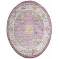 thumbnail image 1 of Rugs.com Paragon Collection Rug – 8' x 10' Oval Pink Medium-Pile Rug Perfect For Living Rooms, Large Dining Rooms, Open Floorplans, 1 of 1