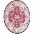 thumbnail image 1 of Rugs.com Paragon Collection Rug – 8' x 10' Oval Red Medium-Pile Rug Perfect For Living Rooms, Large Dining Rooms, Open Floorplans, 1 of 1