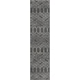 thumbnail image 1 of Rugs.com Paxon Trellis Collection Rug – 10 Ft Runner Charcoal Gray Medium Rug Perfect For Hallways, Entryways, 1 of 1