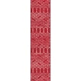 thumbnail image 1 of Rugs.com Paxon Trellis Collection Rug – 10 Ft Runner Raspberry Pink Medium Rug Perfect For Hallways, Entryways, 1 of 1