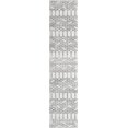 thumbnail image 1 of Rugs.com Paxon Trellis Collection Rug – 16 Ft Runner Ivory Black Medium Rug Perfect For Hallways, Entryways, 1 of 1