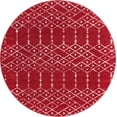 thumbnail image 1 of Rugs.com Paxon Trellis Collection Rug – 3 Ft Round Raspberry Pink Medium Rug Perfect For Kitchens, Dining Rooms, 1 of 1
