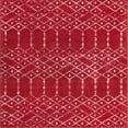 thumbnail image 1 of Rugs.com Paxon Trellis Collection Rug – 4 Ft Square Raspberry Pink Medium Rug Perfect For Living Rooms, Kitchens, Entryways, 1 of 1