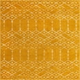 thumbnail image 1 of Rugs.com Paxon Trellis Collection Rug – 4 Ft Square Yellow Medium Rug Perfect For Living Rooms, Kitchens, Entryways, 1 of 1