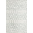 thumbnail image 1 of Rugs.com Paxon Trellis Collection Rug – 4' x 6' Ivory Aqua Medium Rug Perfect For Entryways, Kitchens, Breakfast Nooks, Accent Pieces, 1 of 1