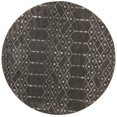 thumbnail image 1 of Rugs.com Paxon Trellis Collection Rug – 5 Ft Round Charcoal Gray Medium Rug Perfect For Kitchens, Dining Rooms, 1 of 1