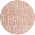 thumbnail image 1 of Rugs.com Paxon Trellis Collection Rug – 5 Ft Round Rose Pink Medium Rug Perfect For Kitchens, Dining Rooms, 1 of 1