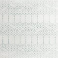 thumbnail image 1 of Rugs.com Paxon Trellis Collection Rug – 5 Ft Square Ivory Aqua Medium Rug Perfect For Living Rooms, Kitchens, Entryways, 1 of 1