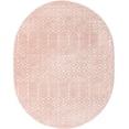 thumbnail image 1 of Rugs.com Paxon Trellis Collection Rug – 5' x 8' Oval Rose Pink Medium Rug Perfect For Living Rooms, Large Dining Rooms, Open Floorplans, 1 of 1