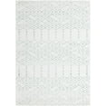 thumbnail image 1 of Rugs.com Paxon Trellis Collection Rug – 6' x 9' Ivory Aqua Medium Rug Perfect For Bedrooms, Dining Rooms, Living Rooms, 1 of 1