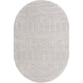 thumbnail image 1 of Rugs.com Paxon Trellis Collection Rug – 8 Ft Octagon Light Gray Medium Rug Perfect For Living Rooms, Kitchens, Entryways, 1 of 1