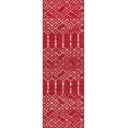 thumbnail image 1 of Rugs.com Paxon Trellis Collection Rug – 8 Ft Runner Raspberry Pink Medium Rug Perfect For Hallways, Entryways, 1 of 1