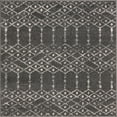 thumbnail image 1 of Rugs.com Paxon Trellis Collection Rug – 8' x 10' Oval Charcoal Gray Medium Rug Perfect For Living Rooms, Large Dining Rooms, Open Floorplans, 1 of 1